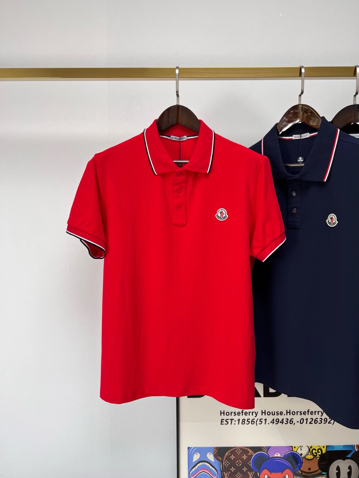 &wg.luxury- 7o9385r polo Cotton 5colour item:E-F501C1107-5